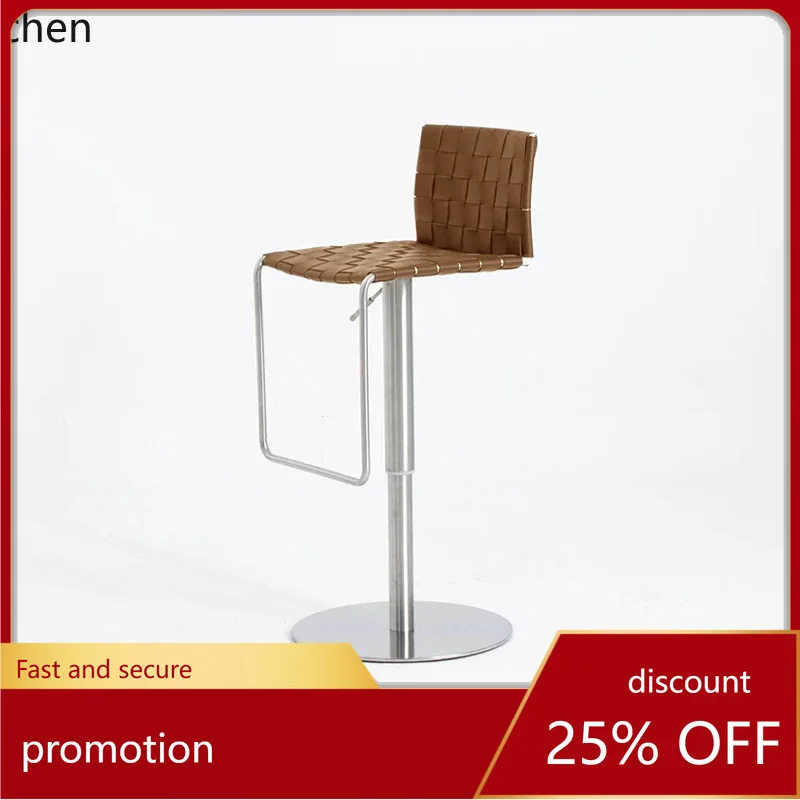 YFY bar stool chair - home adjustable  stool, woven high stool,  counter stool, high stool with backrest