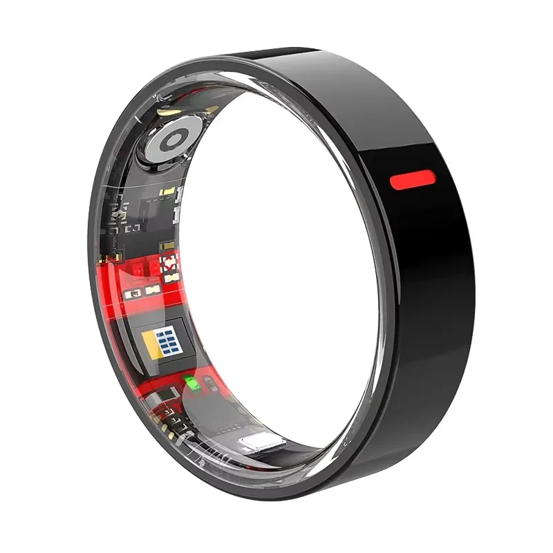Health Ring Fitness Tracking Heart Rate Sleep Tracker IP68 Steel Wireless Charging Smart Ring App Control 5-10 view 4