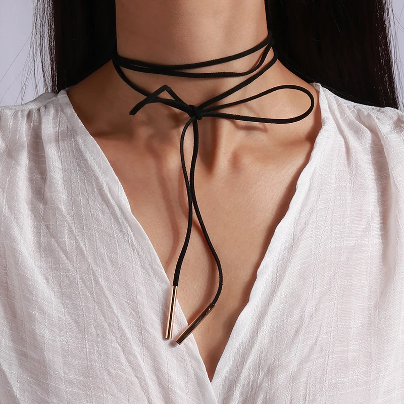 Mode Sexy Schwarz Samt Halsketten Punk Stil Aussage Kristall Liebe Herzen Halskette Für Frauen Partei Schmuck – Detail 12