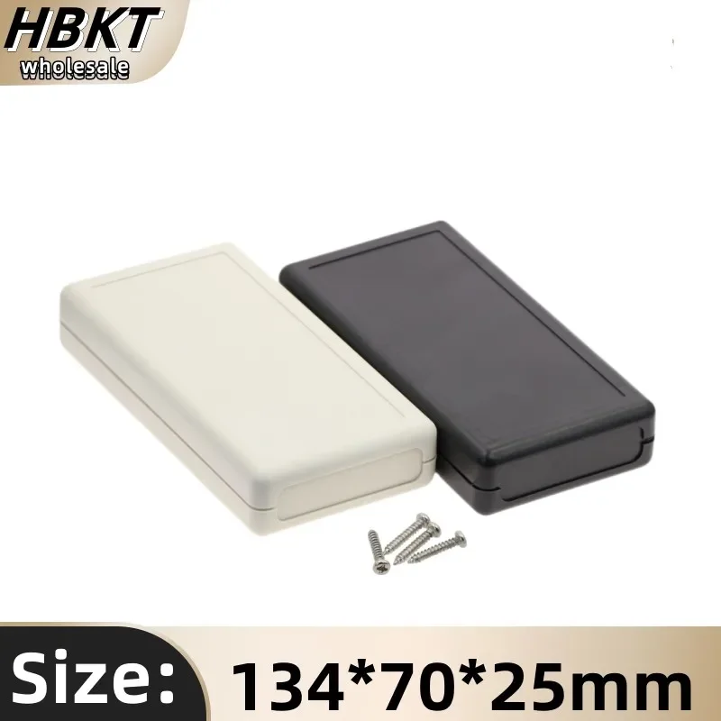 

1pcs Plastic Cover Project Electronic Instrument Case Box without screws 134x70x25mm Wire Junction Boxes