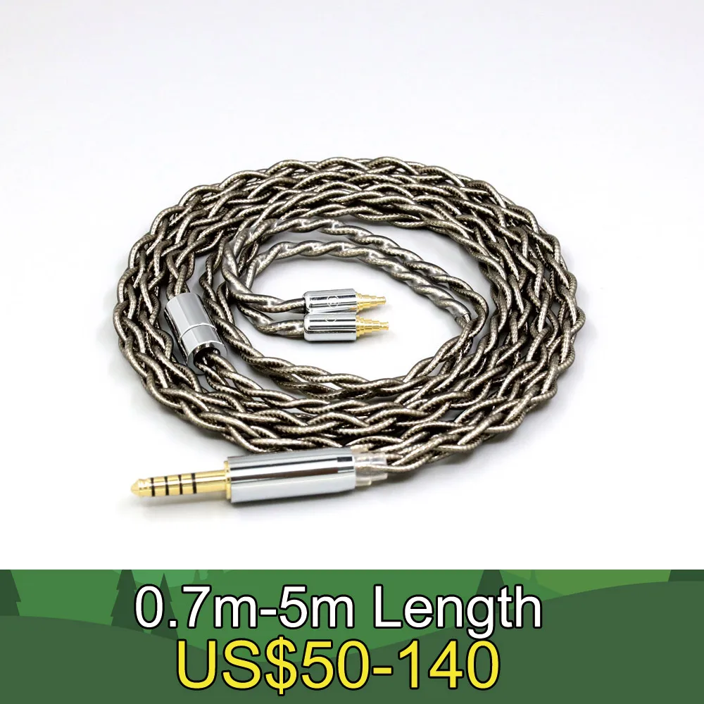 

99% Pure Silver Palladium + Graphene Gold Earphone Shielding Cable For Sennheiser IE40 Pro IE40pro 4 core LN008214