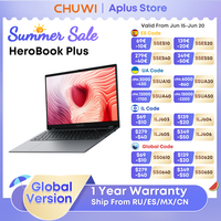 CHUWI HeroBook Plus 15.6'' Laptop, 256GB SSD 8GB RAM, Windows 11 Laptop, 1TB SSD Expand, Intel Celeron N4020, 2K FHD IPS Display