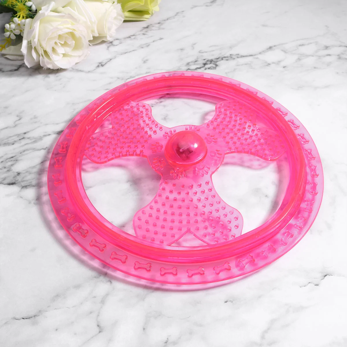 

Dog Training Disc Flying Puppy Chew Toys Large for Bite Resistant Interactive Fetch