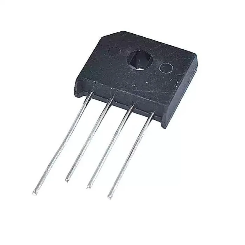 5 uds KBU808 puente rectificador agujero pasante KBU808 800V 8A SEP puente rectificador puente plano rectificador 4 pines nuevo