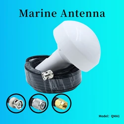 30dBi Marine GPS Antenna VHF AIS Antenna BNC SMA TNC,For Car Boat Navigation Timing Antenna,Support GPS GLONASS Galileo BDS L1
