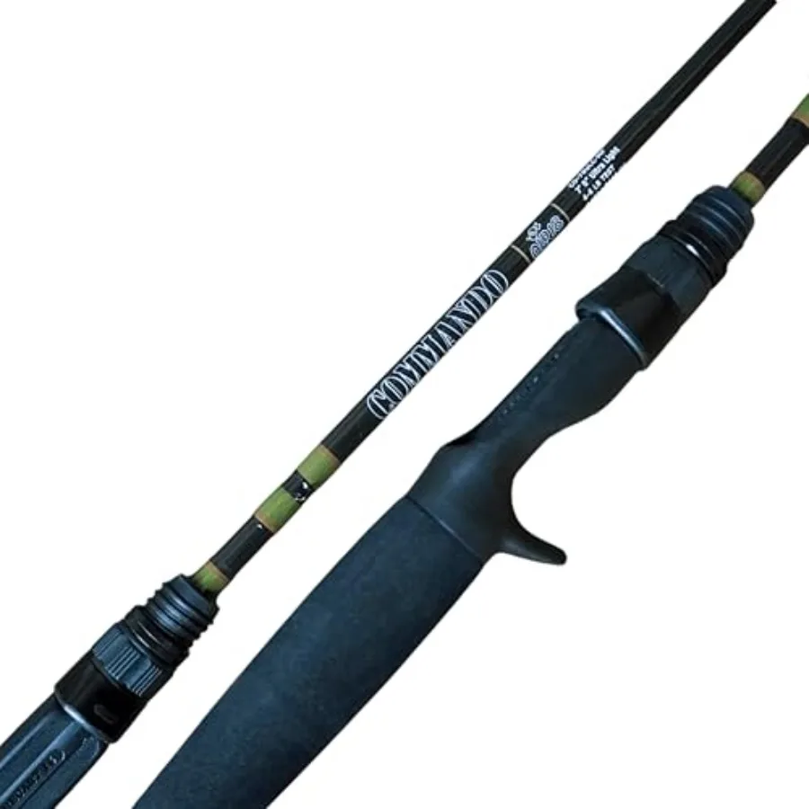 

High Performing BFS Fishing Rod - 40 Ton Graphite Blank with EVA Grip, D-1 Sea Guides gs - Premium One-Piece Fishing Rod for