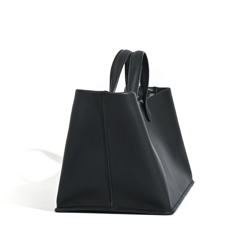 CKKUI خمر الجلد المدبوغ حقيبة يد جلدية أصلية حقيبة يد كلاسيكية جلد البقر الاتجاه العلامة التجارية المرأة خمر التسوق محفظة الحقيبة سعة كبيرة #4