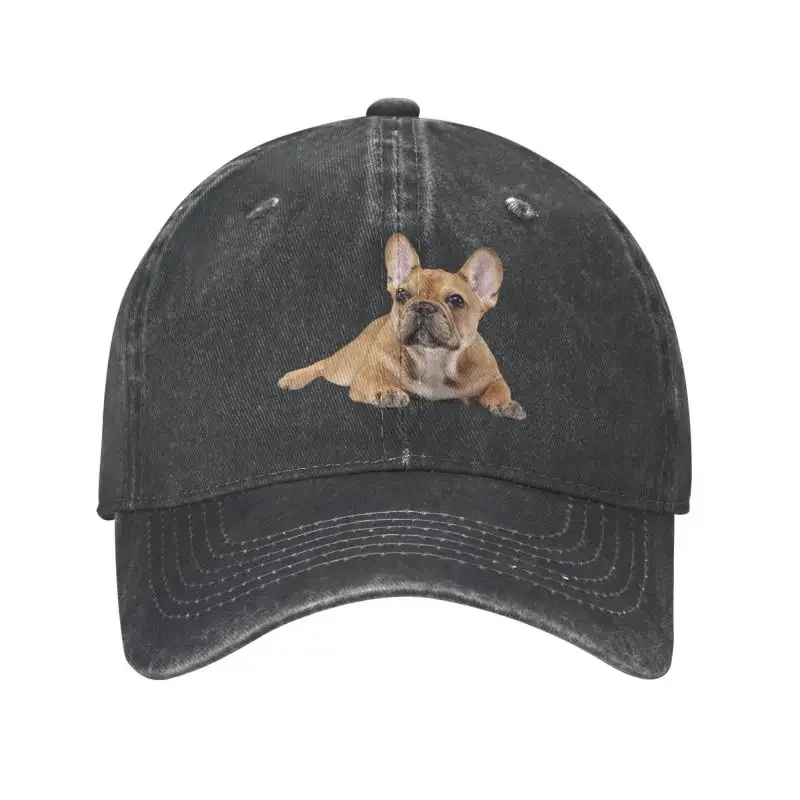 Custom Cotton French Bulldog Baseball Cap Sports Women Men's Adjustable Frenchie Dog Dad Hat Spring