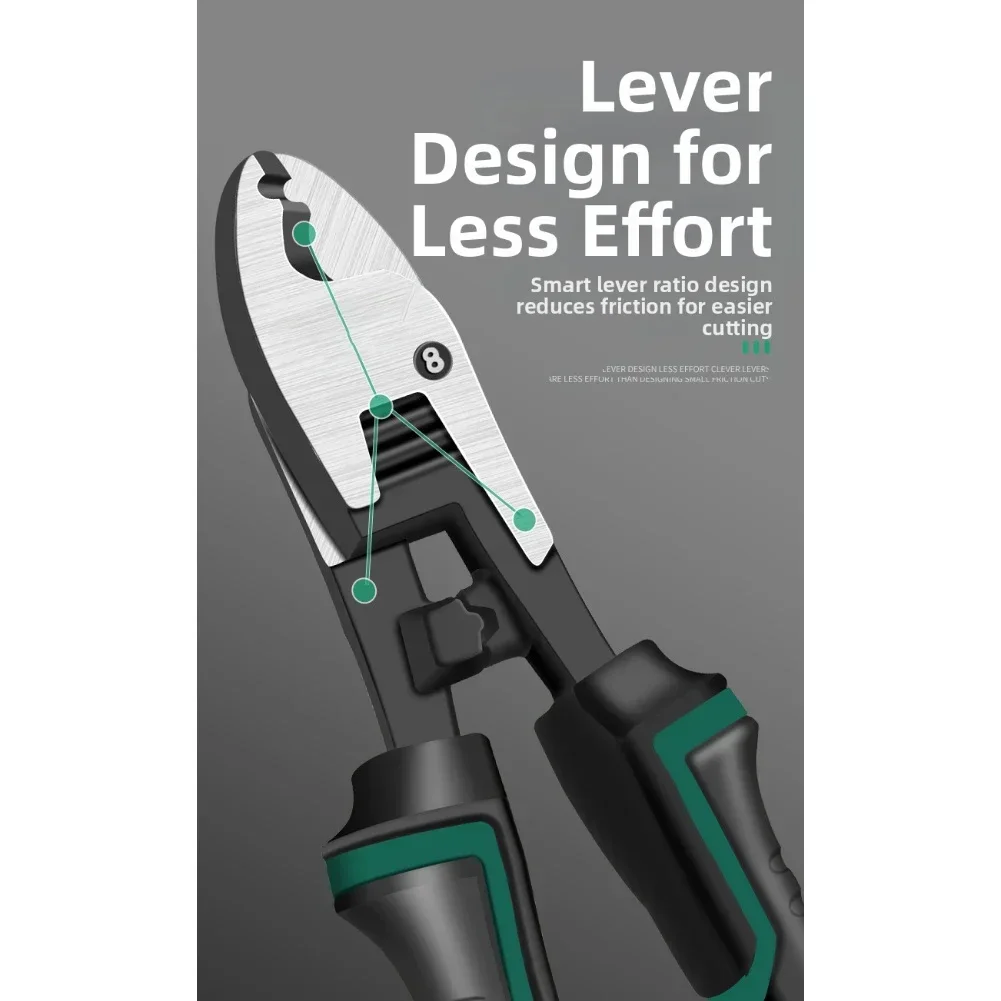 

Инструмент для сетевых техников: 6-дюймовые кусачки для кабеля из высокоуглеродистой стали, конструкция из углеродистой стали