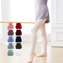 Ballet Skirts for Woman Dance Skirt Dress Black Gymnastics Yoga Ballerina Ballet Dance Wear Side Split Ballet Short Skirt