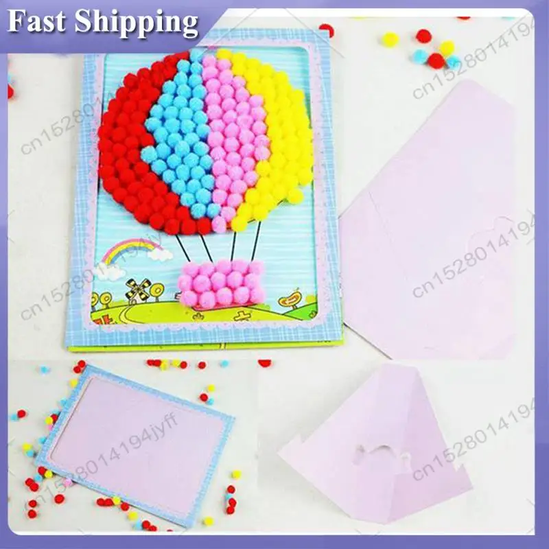 -ABDH 1000 Pcs 10Mm Soft Round  Pompoms Ball Mixed Color DIY Decoration Craft Making And Hobby Supplies