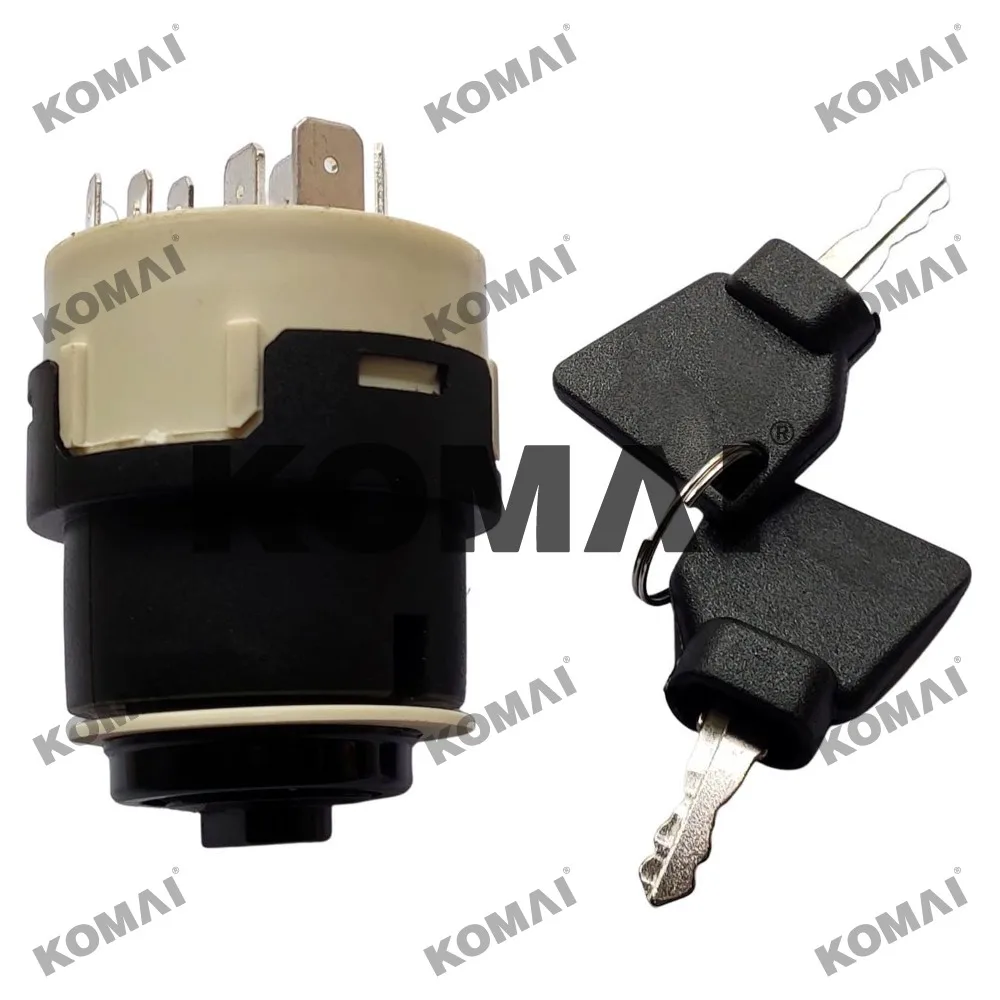 

XOJOX 701/45500 701/45501 701/80184 1532371C2 50988 Ignition Switch with 2 Keys fits for JCB Excavator