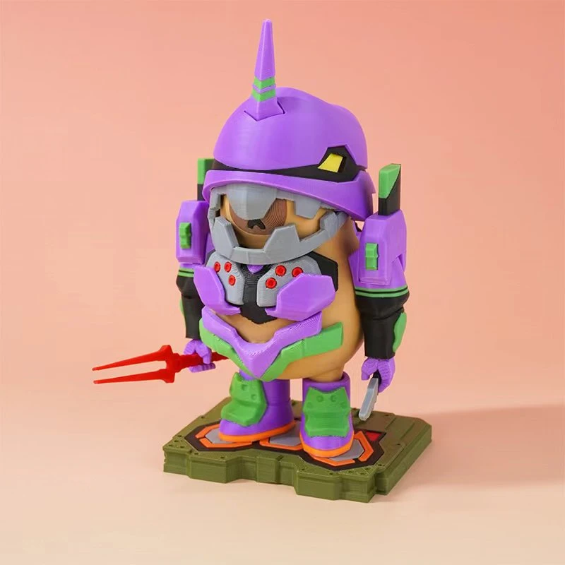 3d Printed Creative Cartoon For Capybara Magnetic Mecha Doll Assembly Set Magnetic Decorative Capybara Figurines Toys