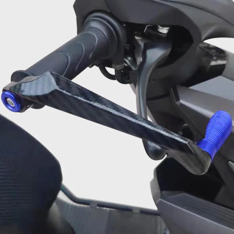 Waterproof Motorcycle Brake Clutch Levers Handlebar Protecter Carbon Fiber Plastic Aluminum Alloy For Diameter 16-18mm Motor