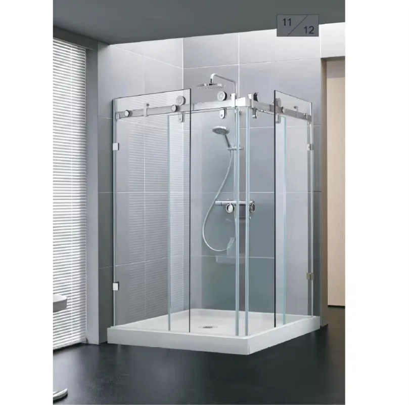 Bathroom glass sliding shower room compartment door bathroom fully enclosed shower room