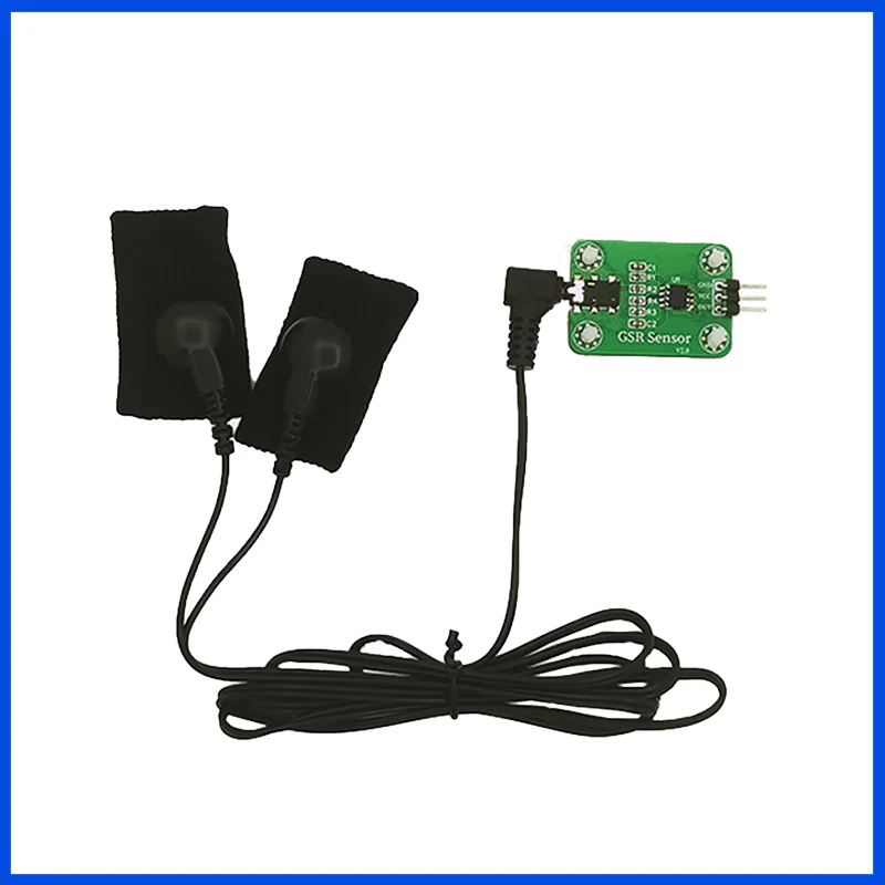 Skin Electric Sensor Induction Kit Can Measure Skin Resistance and Current. Finger Set Microcontroller Module