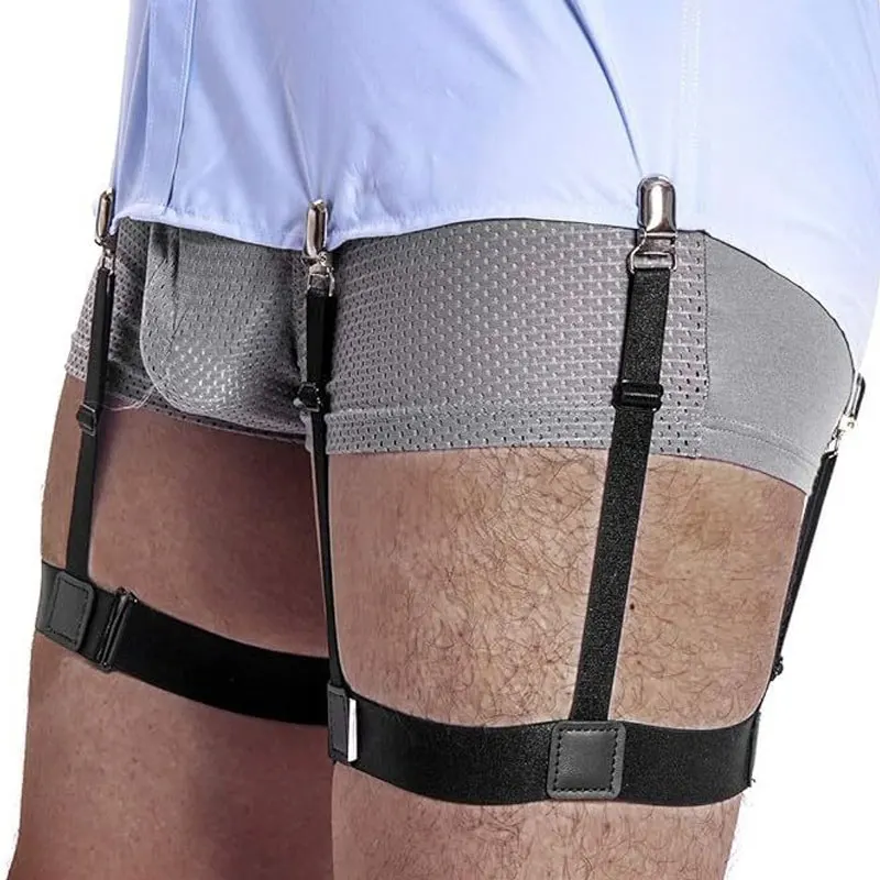 1Pairs قميص رجالي يبقى حامل حاملي قميص قابل للتعديل لرباط الدس وحامل تأمين موقف القميص للرجال #1