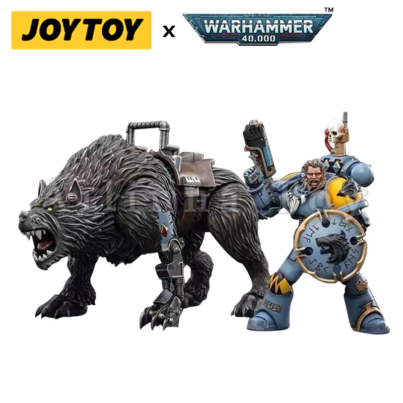 JOYTOY 1/18ตุ๊กตาขยับแขนขาได้ Space Wolves Thunderwolf ทหาร Frode อะนิเมะคอลเลกชันทหารรุ่น Gratis Ongkir