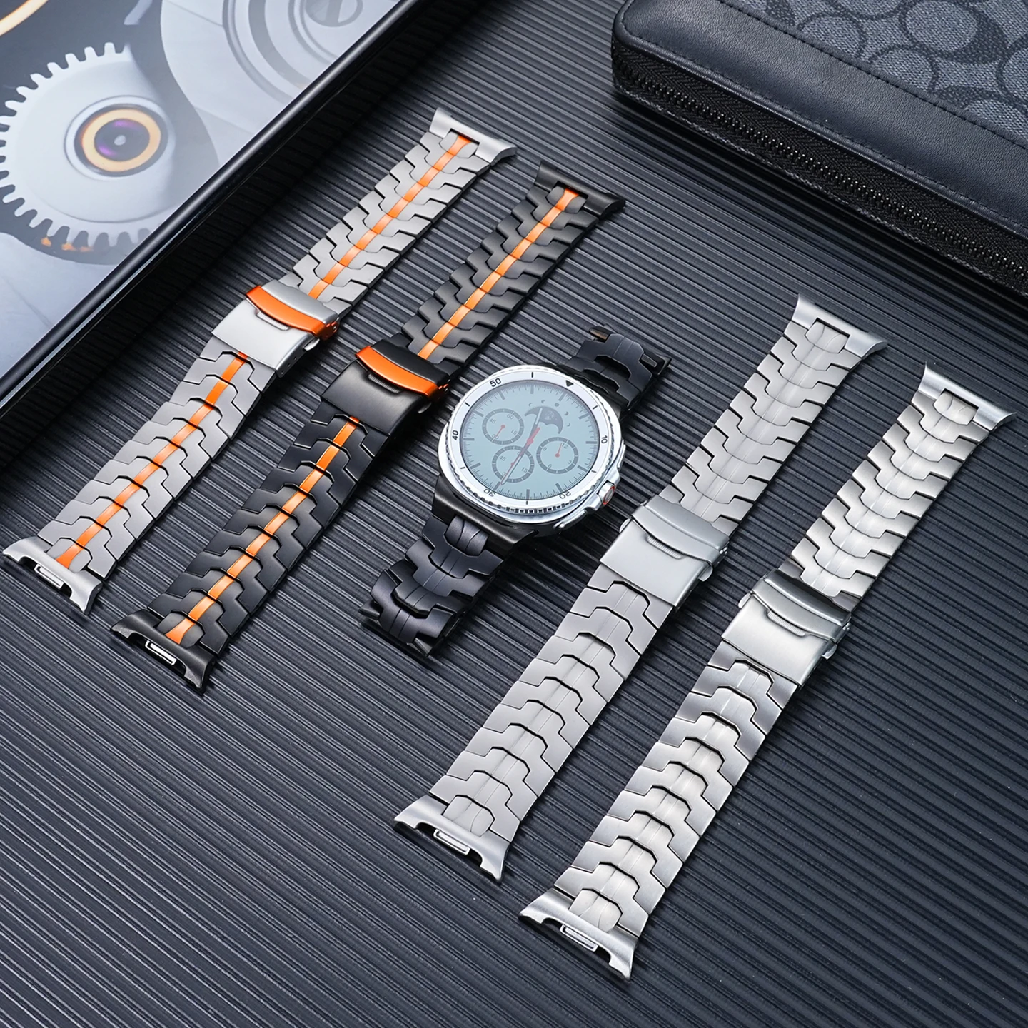 

Для Samsung Galaxy Watch 8 Classic 46 мм часы 8 40 44 мм браслет Correa для Galaxy Ultra 47 мм ремешок мужской титановый ремешок для часов