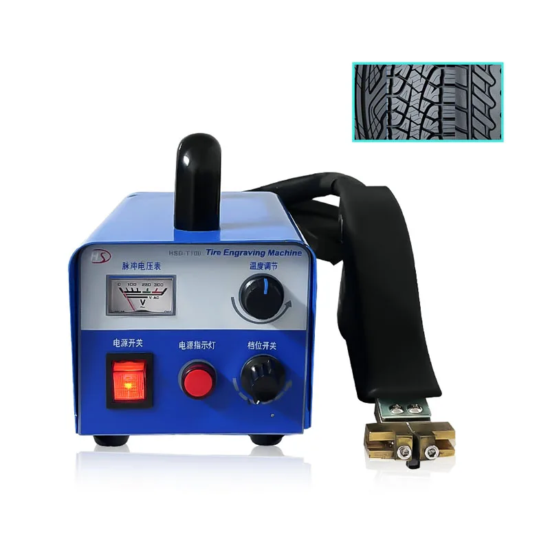 Pulse Type Digital Tire Slotting Machine Truck Car Wheel Rubber Engraving Electromechanical Tire Retreader With 20 Blades