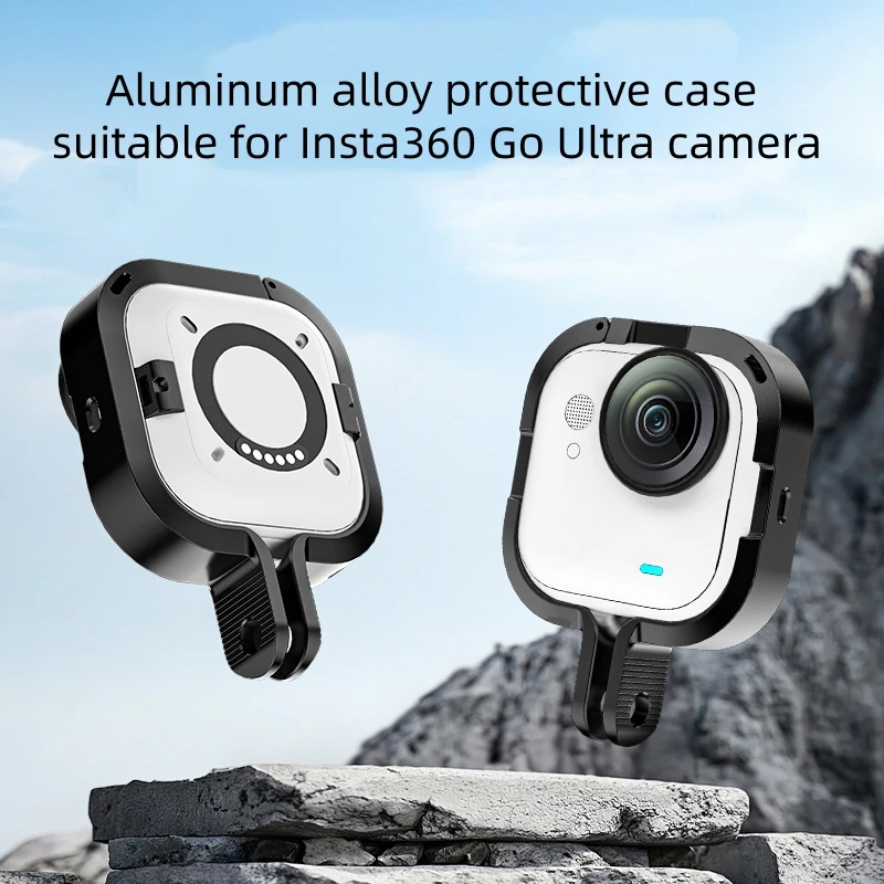 

For Insta360 Go Ultra Aluminum Alloy Frame Protective Case Metal Frame Body Case Camera Accessories