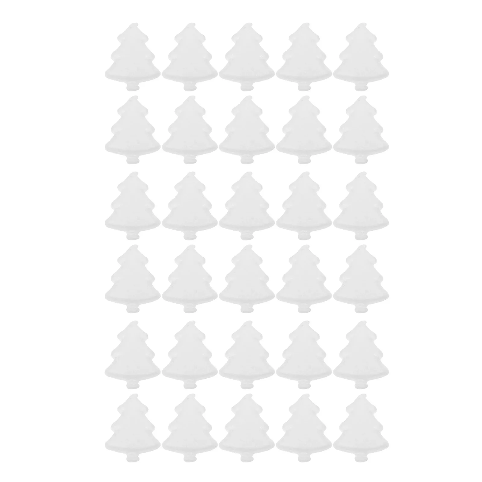 

Tree Christmas Decor Party Decorating Supplies White Shaped Pendant Decorations
