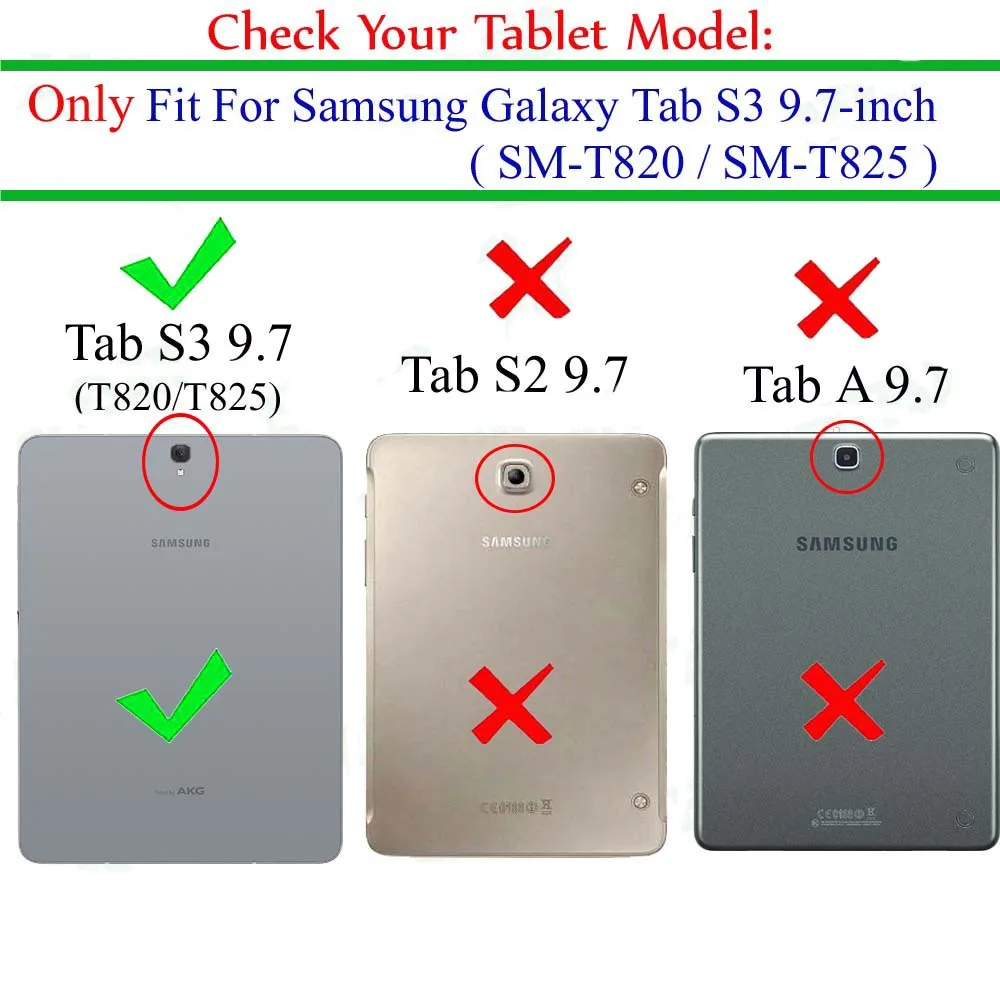 Slim Case for Galaxy Tab S3 9.7