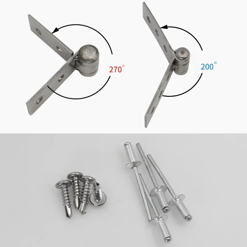 1pc Stainless Steel Nothing Frame Hinge Fold Nothing Frame Balcony Window Hinge Hinge Nothing Frame Doors and Parts Resist Crack