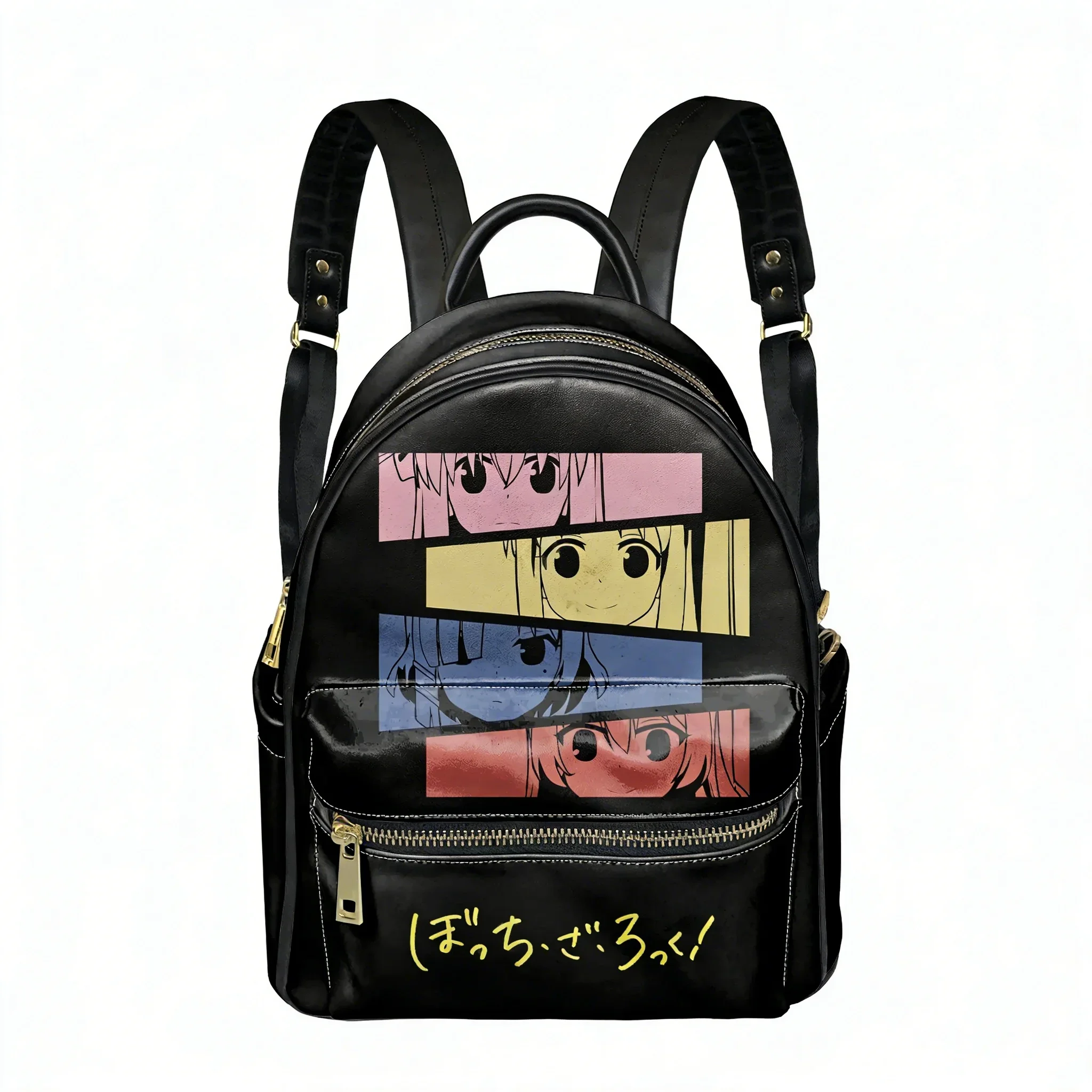 Bocchi the Rock Backpack Women Man Knapsack Custom Text Image Double Shoulder Bag Business Travel Bookbag Rucksack Gift Daypack