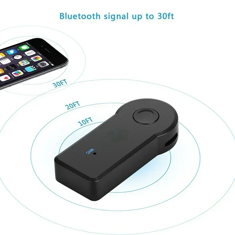 

5pcs Wireless Blue Tooth Receiver Transmitter Adapter 3.5mm Phone AUX Audio MP3 Car Stereo Music Receiver 2 In 1 Adapter