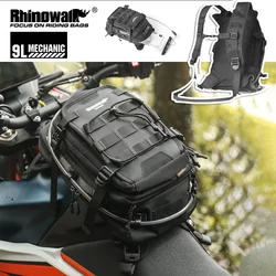 Rhinowalk Motor Fuel Tank Bag 9L Versatile Riding Backpack Motorcycle Storage Luggage With Rain Cover With 1.5L Water Bag