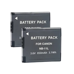 850mAh NB-11L NB-11LH kamera akumulatorowa do Canon PowerShot A3400 A3500 A4000 SX430 SX420 IXUS 285HS IXUS 245/125/180