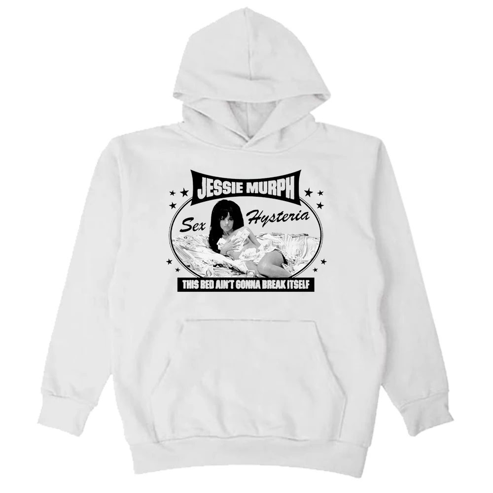 GF جيسي مورف سرير هوديي 2025 جولة هستيريا في جميع أنحاء العالم للجنسين طويلة الأكمام الشارع الشهير الرجال النساء قمصان سويت شيرت بقلنسوة #1