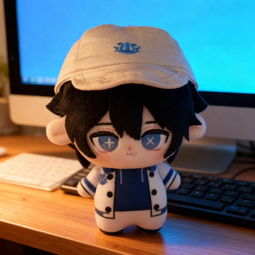 Stuffed 10cm Game Identity V Mercenary Kawaii Cotton Plush Doll Creative Backpack Pendant Ornament or Festival Birthday Gift