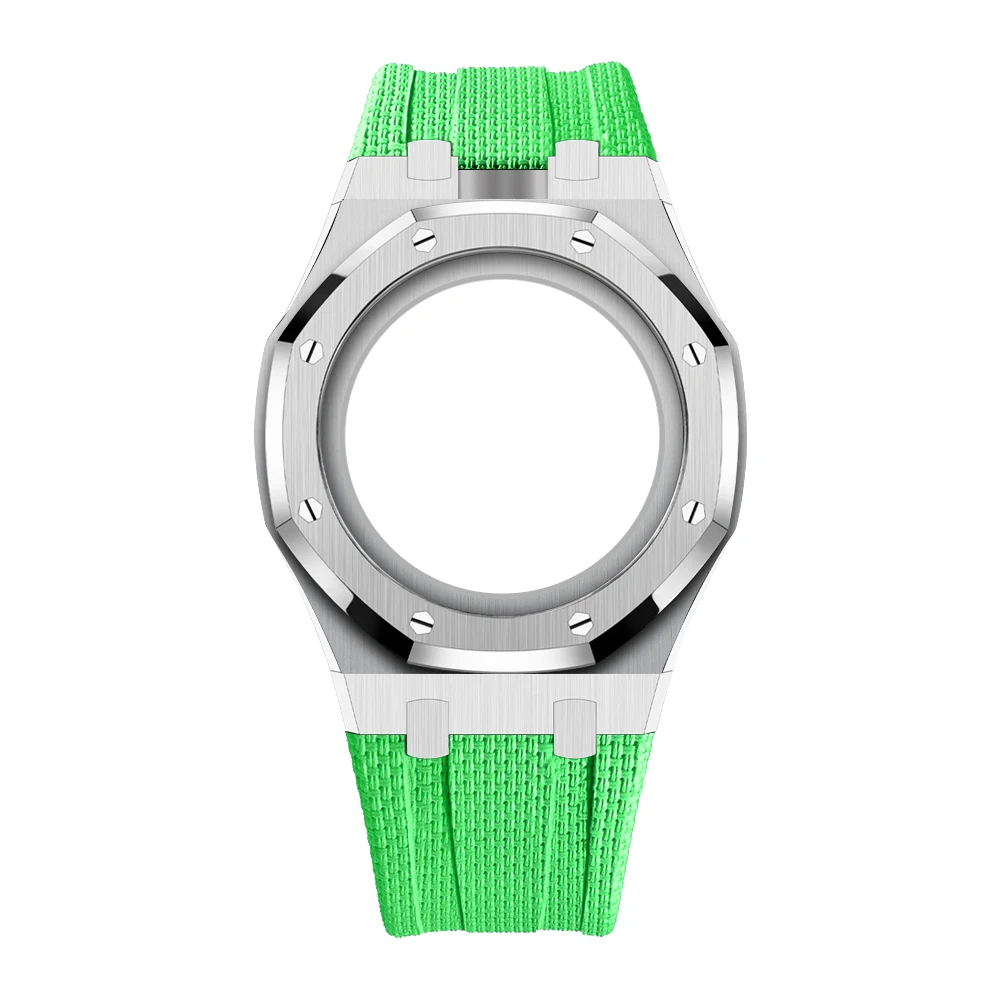 Luxury Stainless Steel Case+Stainless Steel Strap For For Swatch X AP Royal POP Pocket Changer To Wristwatch image 3