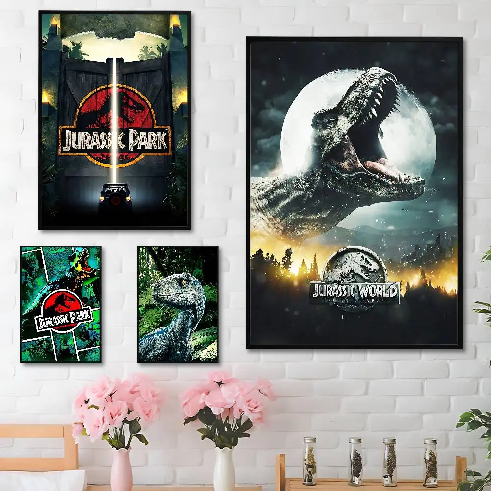 

J-Jurassics Park World Anime Wall Art Canvas Painting Poster For Living Room Home Decor Decoration Picture