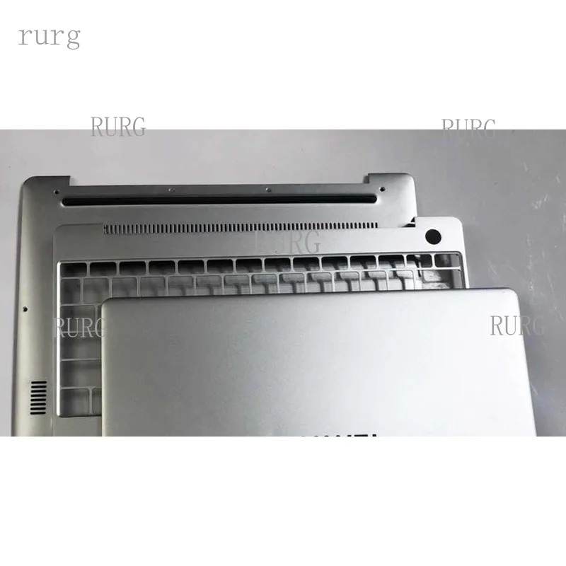 R+  Suitable for Huawei MateBook 13 A/C/D, thin-shell case/grey protective case set, HNL-WFQ9, WFP9, WRTD-WFH9