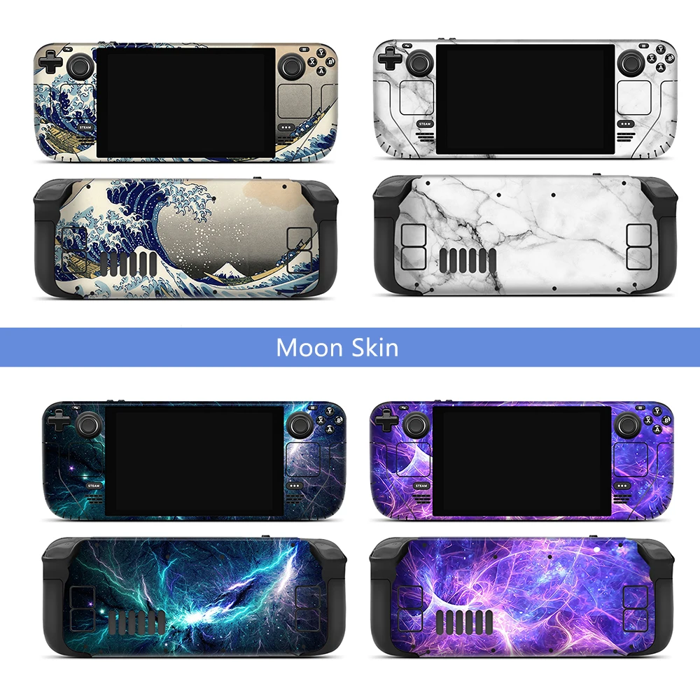 For Steam Deck Skin Wrap Vinyl Decal for Steam Deck Console Game Sticker Handheld Device Wrap Cover