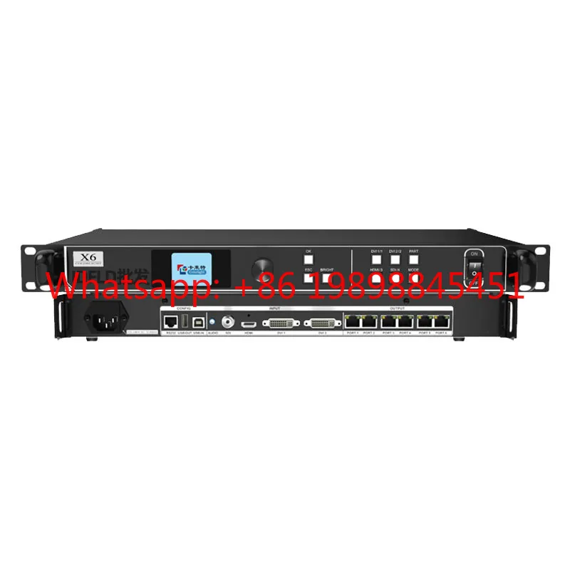 Colorlight X6 All‑in‑One LED Video Processor，3.9M Pixels，HUB75 Compatible，Digital Signage Controller