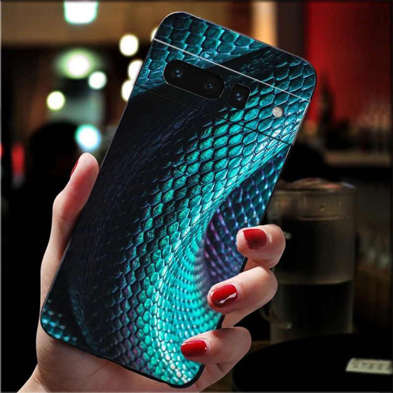 حافظة لهاتف جوجل بيكسل 10 برو XL 9 برو XL 9A 8 7 6 برو بكسل 8A 7A 6A بكسل 8 7 6 5 جلد الثعبان التمساح #3