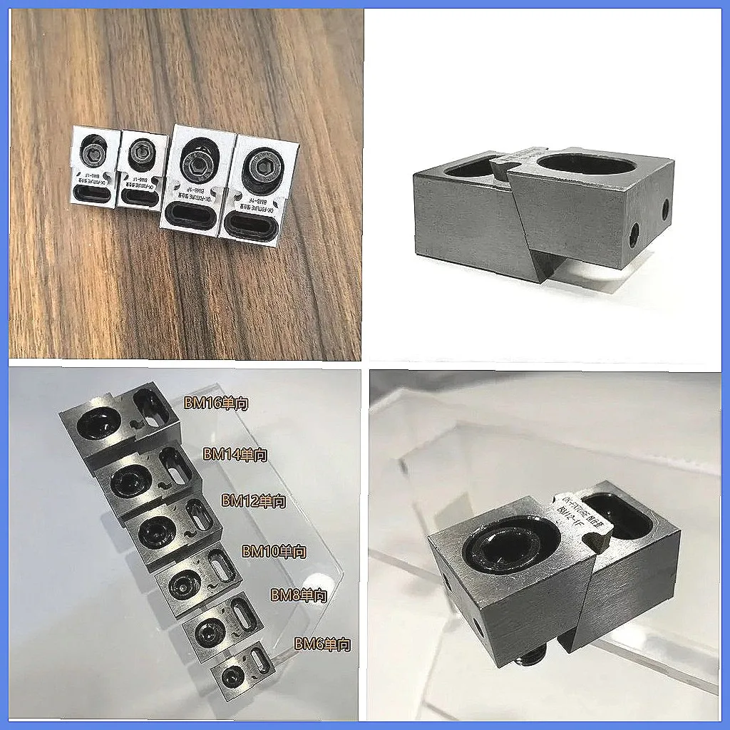 

Precision Multi-function Parallel Vise, Single Side CNC Heavy-Duty Clamping Block Fixture for Secure Cutting