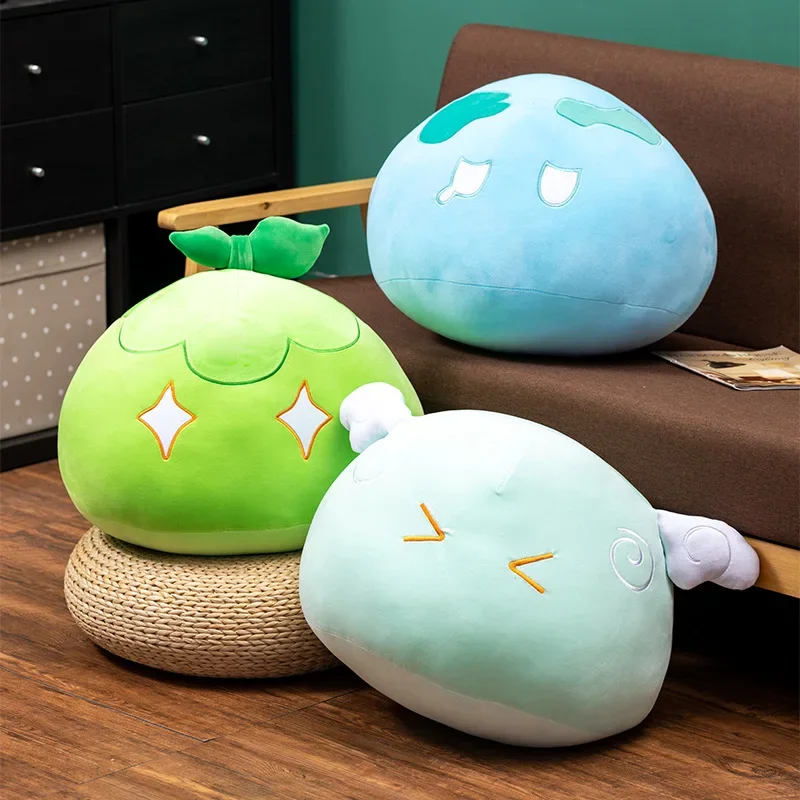 

Новый стиль Genshin Impact игра мягкие игрушки Kawaii Anime Slime декоративная подушка Keli Dango игрушки подарок на день рождения Рождество для детей