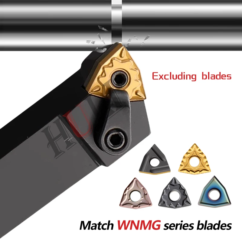 MWLNR1616H08 MWLNR2020K06/2020K08 MWLNR2525M08 MWLNL Series CNC Cylindrical Lathe Tool Holder Compatible With WNMG Series Blades