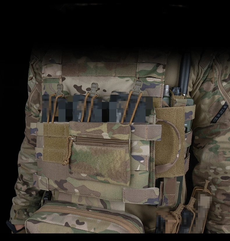 

MOLLE R Series Triple Mag Plate With Quick Release Buckle for PC Plate Carrier and Chest Rig Hunting Accessories