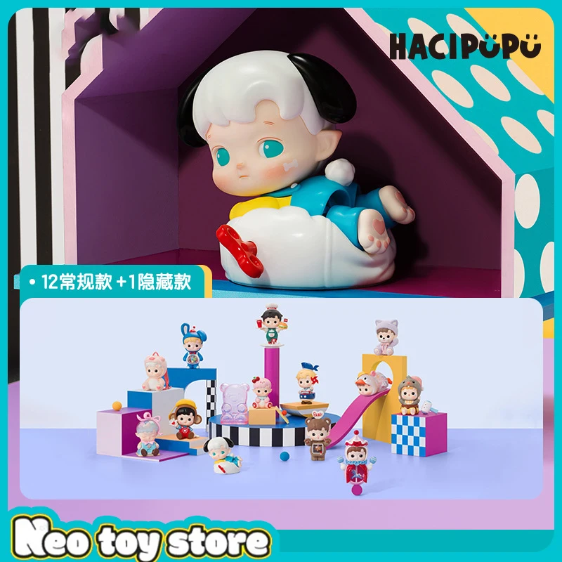 

Original Popmart Hacipupu Rolling Time Machine Series Figure Blind Box Trendy Toys Creative Doll Action Figure Ornaments Gifts