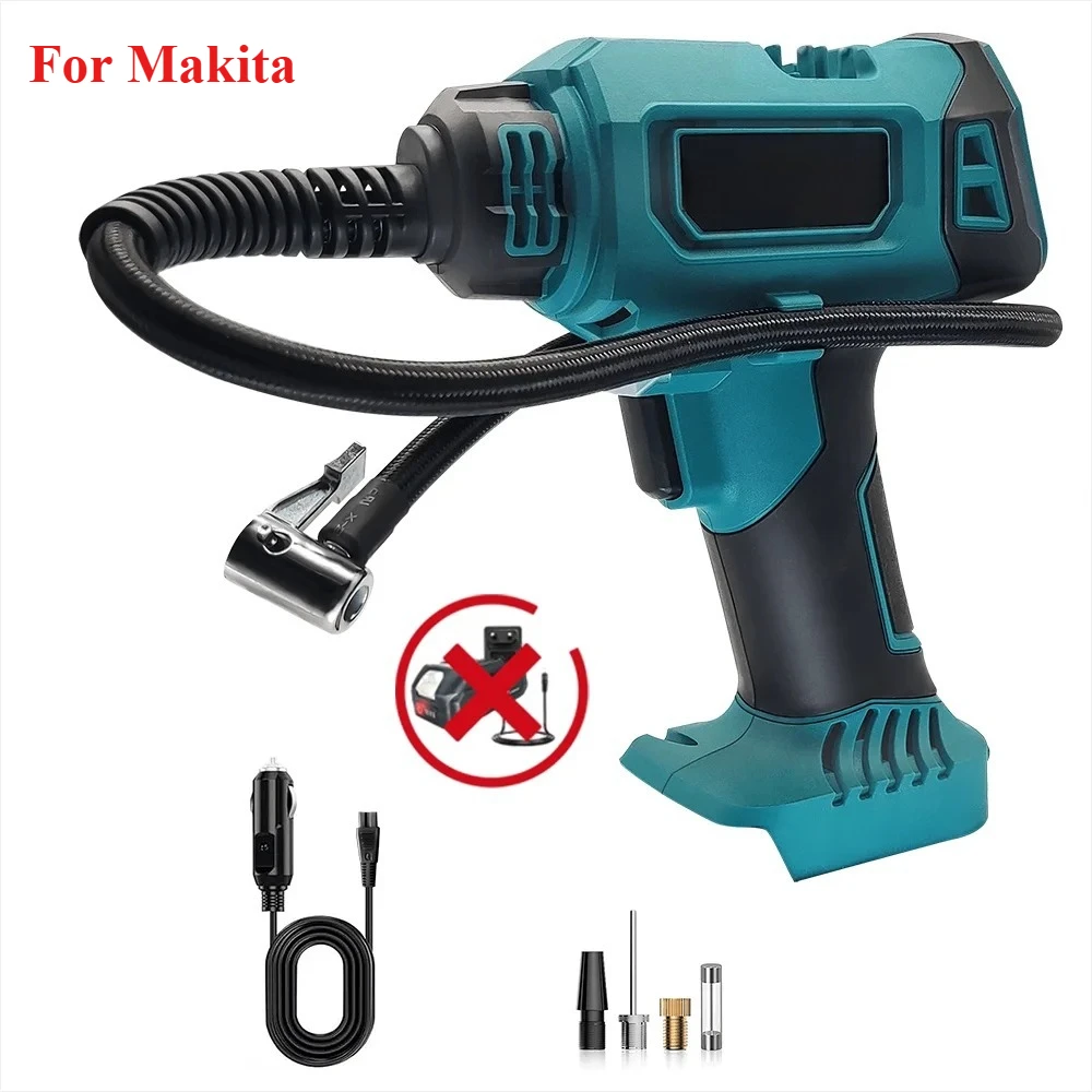 

Suitable For Makita 600mm Automatic Cordless Inflator Electric Air Pump Car Tire Handheld Air Compressor 18V Battery(No Battery)