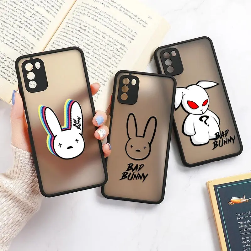 

Bad Bunny X100pre Love Phone Case For Xiaomi Mi 11 Lite 5G NE 12 12T Pro 11T 9 10 Cover POCO X3 NFC F3 M3 M4 X4 Pro Matte Fundas