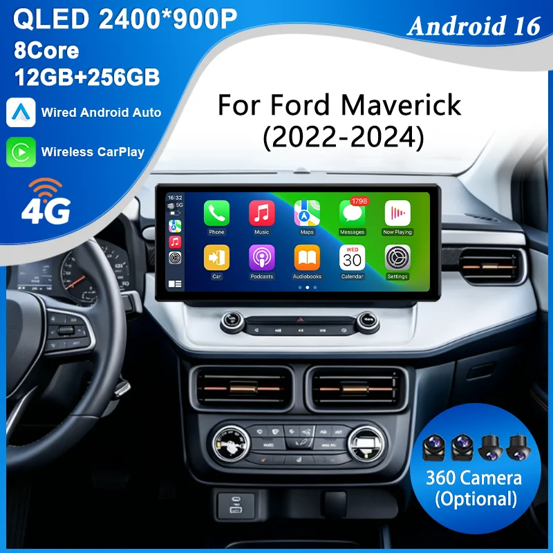for Ford Maverick 2022-2024 12.3