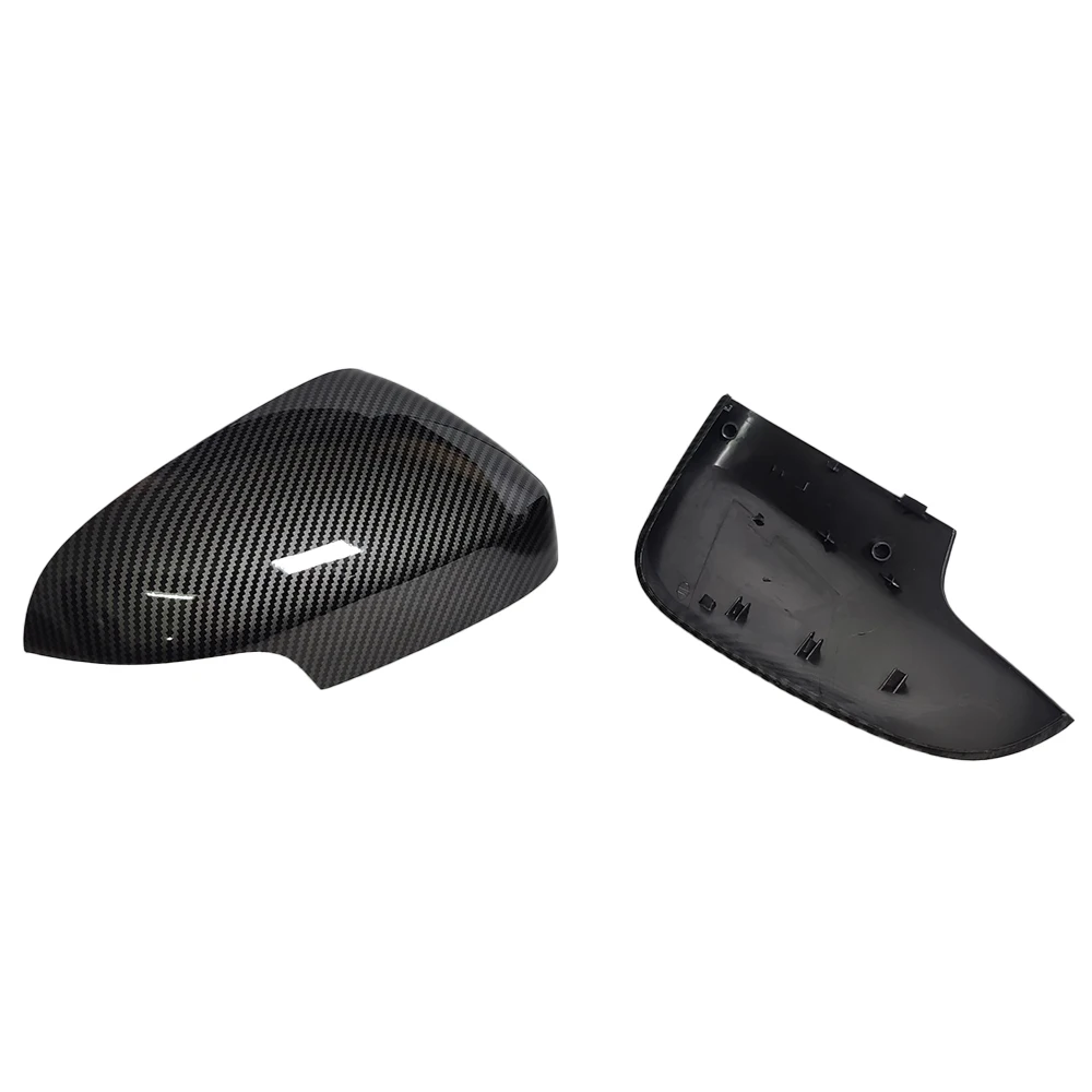 

For Volvo S40 S80 S80L C30 C70 Car Side RearView Mirror Cover Replacement Mirror Caps Trims Glossy Black/Carbon Fiber Look