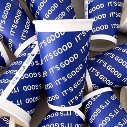 Custom Printing High Quality Paper Cup For Ice,Hot Drinks,Coffee,Milk Tea,Birthday,Wedding, Disposable Paper Cups